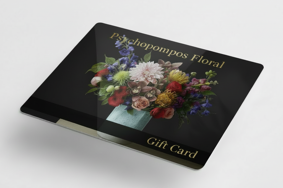 Psychopompos Floral Gift Card